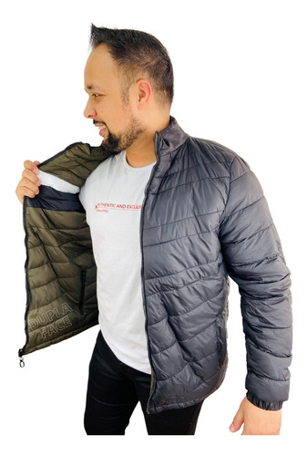 Jaqueta Masculina Puffer Plus Size Ótima Qualidade