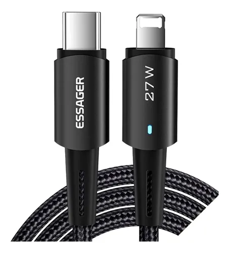 comprar Cable Essager Carga Rapida 27w Compatible Con iPhone