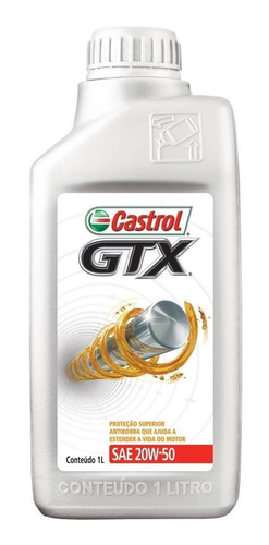 Óleo Mineral 20w50 Gtx Anti Borra Castrol 1 Litro