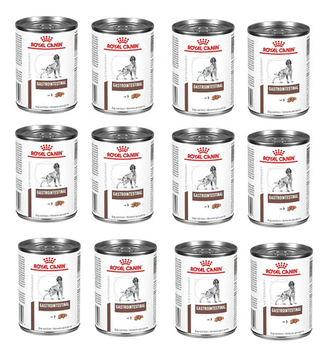 12 Latas Royal Canin Gastrointestinal High Energy 385g
