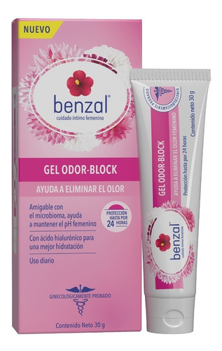Benzal Gel Odor-block, Uso Diario Y Ayuda A Eliminar El Olor