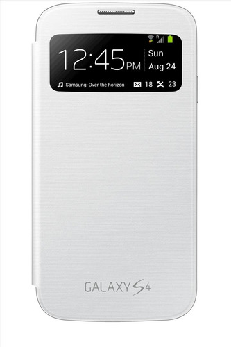 30 Capa Case Flip Cover S-view Galaxy S4 I9500 - Branca