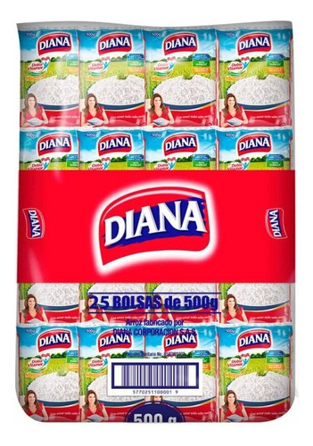 Arroz Diana 25 Bolsas De 500g