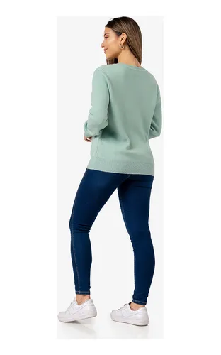 Sueter verde agua hotsell
