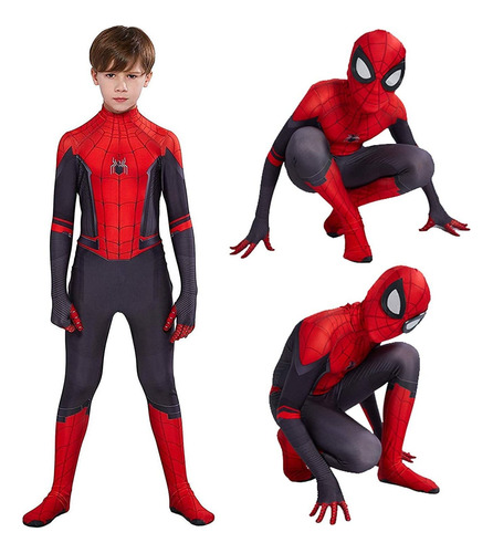 Spiderman Lejos De Casa Traje De Mono Cosplay Para Adultos