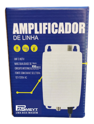 Amplificador  De 30db Para Ant. De Sinal Digital E Analógico