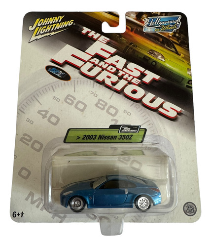 Johnny Lightning Fast Furious 2003 Nissan 350z Hollywood Azul