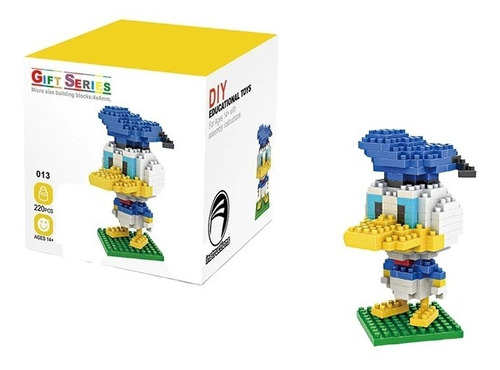 Imagen 2 de 2 de Bloques Para Armar De Pato Donald Tipo Lego 684pcs