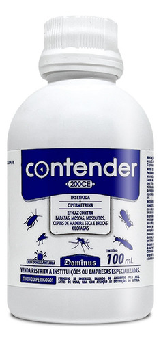 Contender 200 Inseticida Barata Mosca Cupim Dominus 100ml