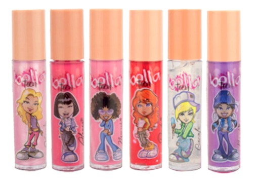 6 - Lip Gloss Infantil Bt2041 - Kit Bella Teen Atacado