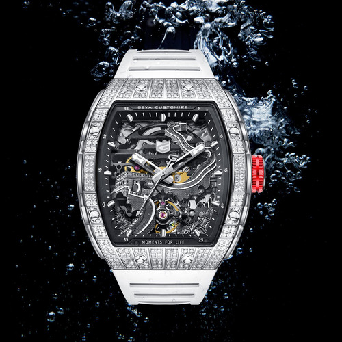 Reloj Redhai Automatic Mechanical Skeleton 50 M Resistente A