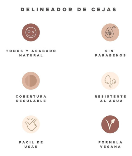 Imagen 2 de 6 de Delineador De Cejas Regina Perfilado Microblading Eyebrow