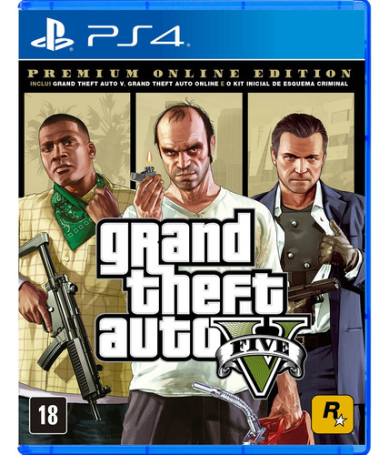 Gta V Premium Online Edition - Ps4