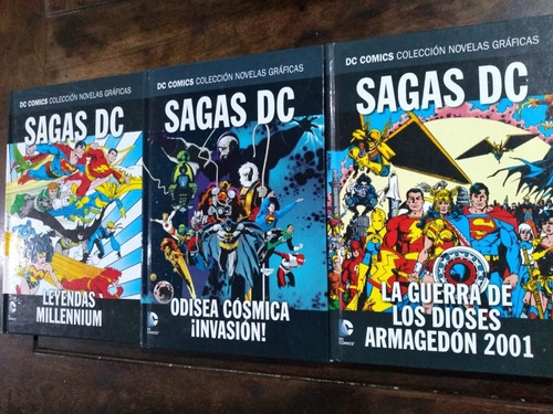 Especial Sagas Dc - 3 Tomos