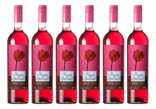 Vino Finca Gabriel Rose Syrah 6x750 Ml- Bod. Jorge Rubio