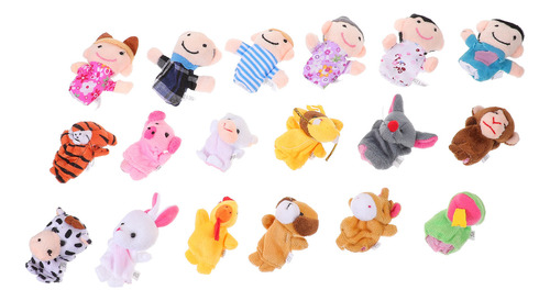 18 Juguetes Educativos Finger Puppets Story Time Finger Pupp
