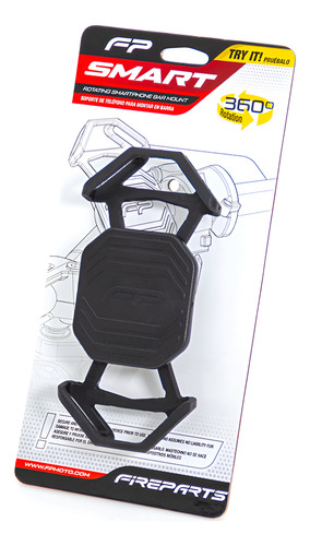 Soporte Porta Celular Motocicleta Fire Parts Silicona