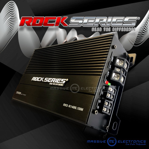 Imagen 3 de 7 de Amplificador Mini Rock Series Rks-r1400.1dm 1 Canal 2900w