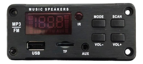 Modulo Reproductor Mp3 Usb Sd Fm Aux Blu