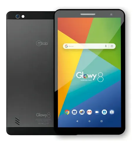 Tablet Mlab Glowy 8 Pulgadas 16Gb Rom 2Gb Rom 4G Lte Negro