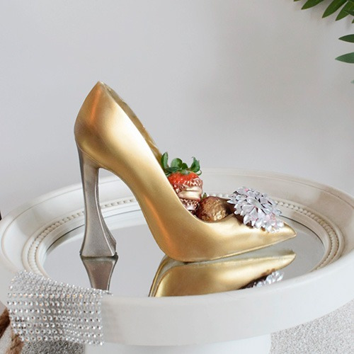Imagen 6 de 6 de Set De 2 Moldes Placas Zapato Stiletto Parpen Prya