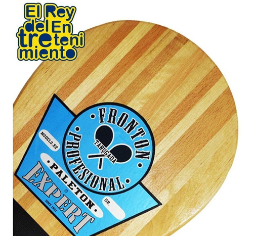 Imagen 7 de 7 de Paleta Paleton Expert Frontón Con Tarugos + Llave - El Rey