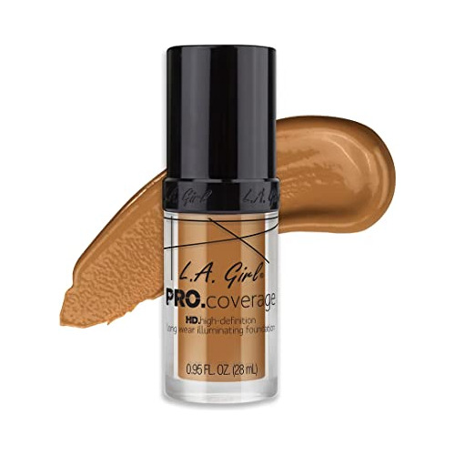 Base De Maquillaje Líquida L.a. Girl Pro Coverage, Bronce, 0