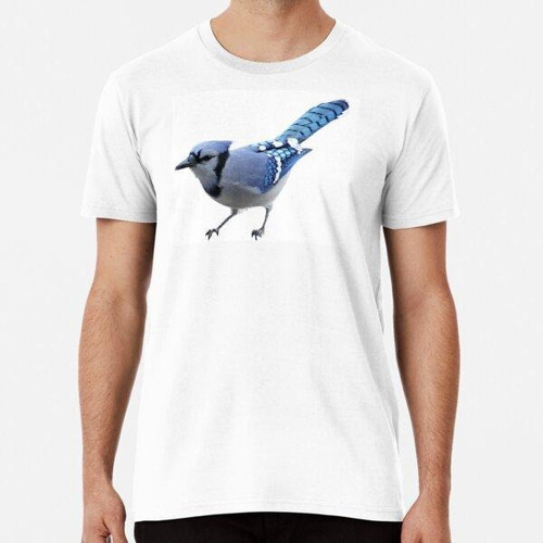 Remera Blue Jay Bird Algodon Premium 