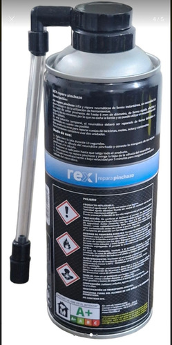 Repara Pinchazo Antipinchazo 450ml Rex 30012 Emergencia Sos