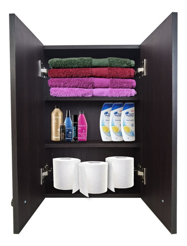 Imagen 1 de 8 de Mueble Flotante Para Baño Moderno 40 X 60 Cm Color Roble Dakar