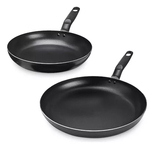 Juego De 2 Sartenes T-fal Set 18 Y 30 Cm Tefal Inicia Cocina Color Negro