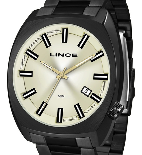 Relógio Lince Masculino Prateado Mrn4584s C1px Original + Nf