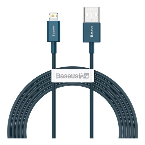 Baseus Cable De Datos De Carga Rápida Usb A Ip 2.4a 2m 