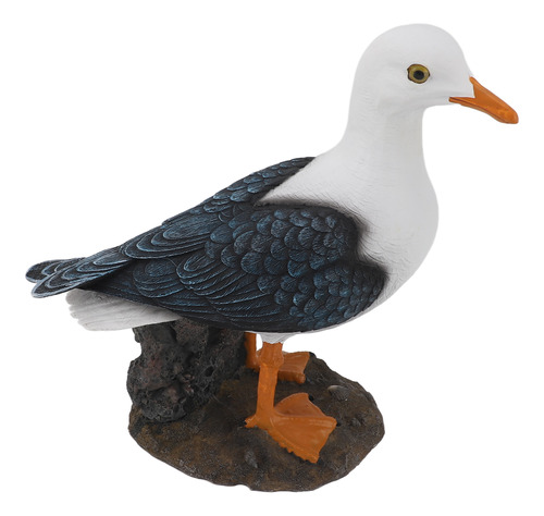 Estatua De Resina Con Escultura De Gaviota, Figura De Pájaro