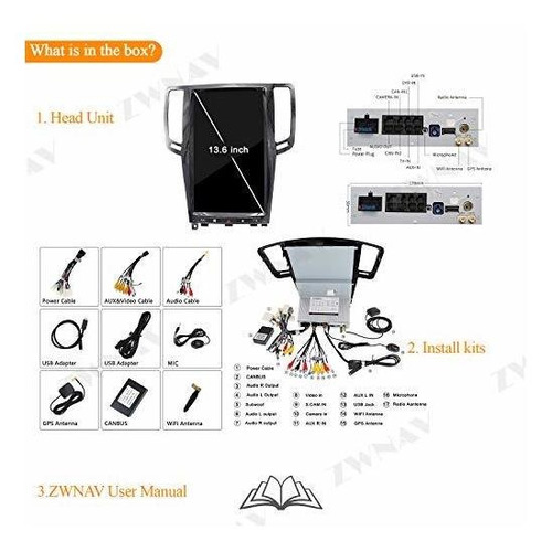 Android Tesla Car Stereo Para Infiniti Unidad Principal