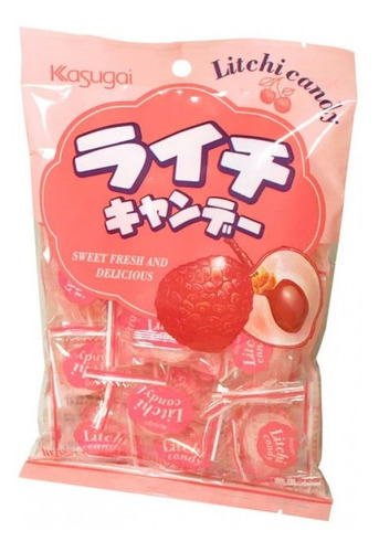 Imagen 3 de 6 de Caramelo De Lychee Candy Litchi Japón Kasugai
