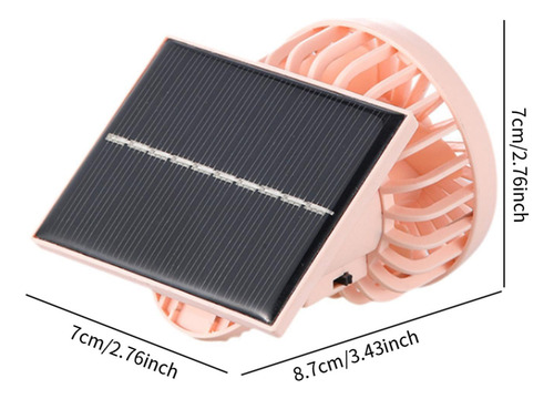 Clip Cap Ventillez Han Free Free Portable Fan Personal Rosa