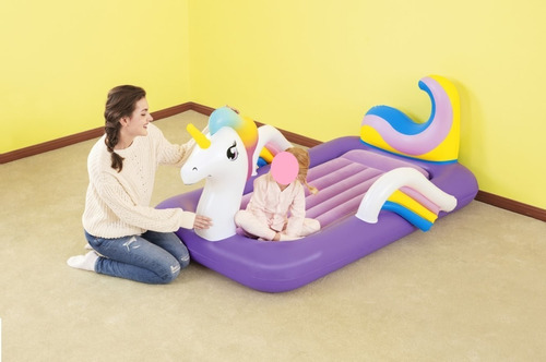 Cama Inflable Modelo Unicornio