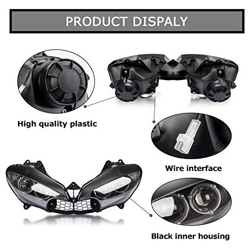 Conjunto De Faros Delanteros Yzf R6 2003-2005 Y R6s 200...