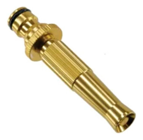 Esguicho Jato Regulável Alum Dourado Engate Rápido 1/2'' Aja