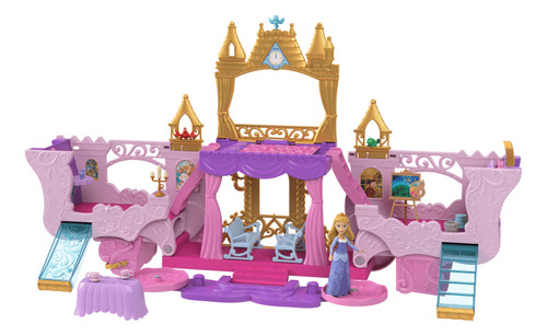 Disney Princesas Aurora Castillo Carruaje Transformable