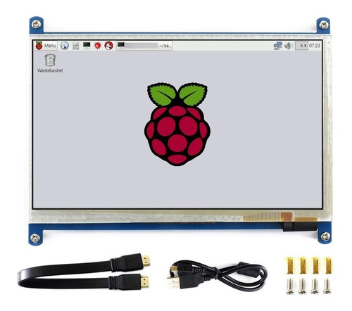 Pantalla Touch Capacitivo Lcd De 7 PuLG Raspberry  Inc Igv