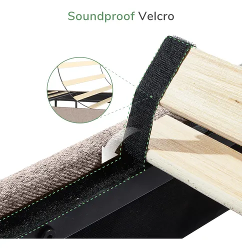 Comoda Cama Plataforma Ajustable Para Colchon De Queen