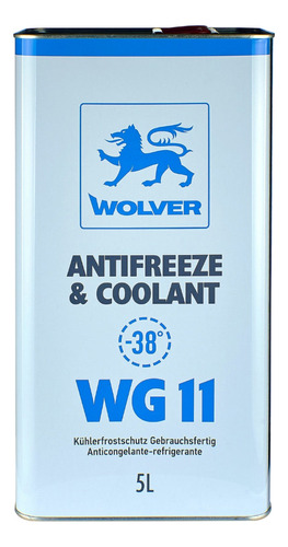 Coolant Wolver Wg115 Lts Color Azul 50/50 Made In Germany