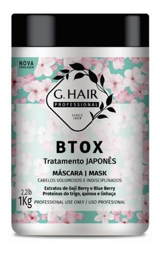 Botox Capilar Autentico Japones 1kg By Inoar