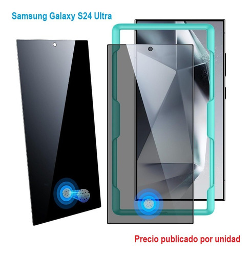 Vidrio Templado Antiespia Para Samsung Galaxy S24 Ultra