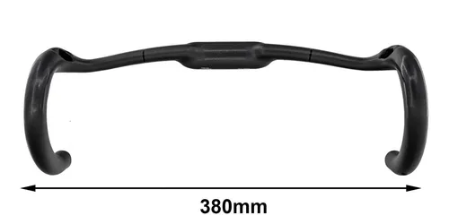 Manillar De Carbono Para Bicicleta De Ruta, Diseño 380 Mm