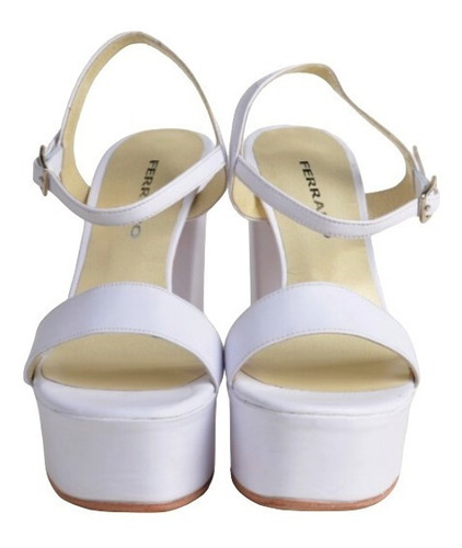 Sandalias De Fiesta Taco De Mujer De Cuero Gaynor - Ferraro