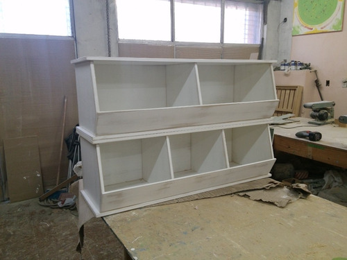 Baul Abierto De Madera