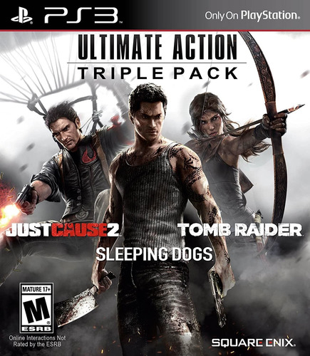Paquete triple Ultimate Action para PS3: soporte físico